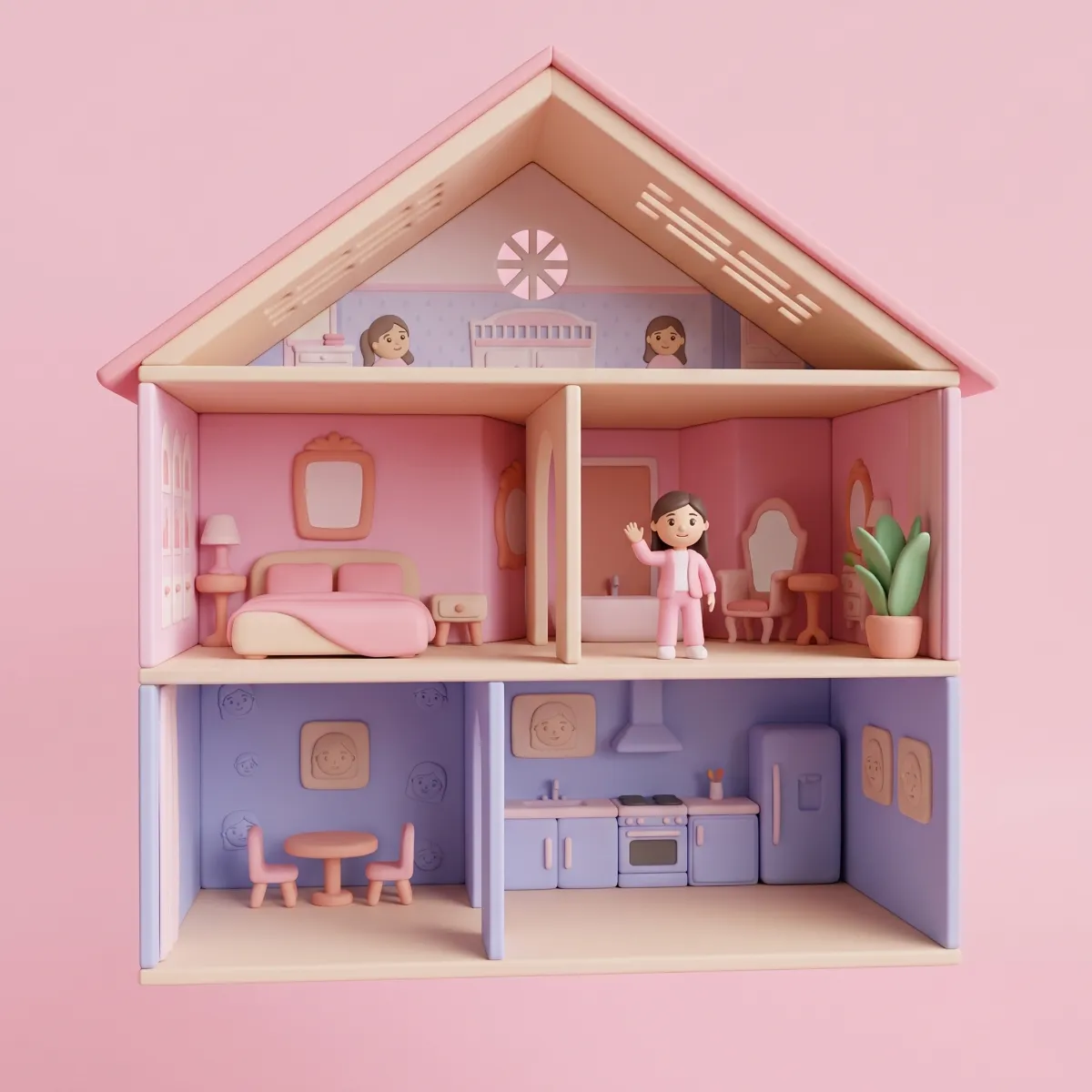 Maison de rêve en bois pour enfants