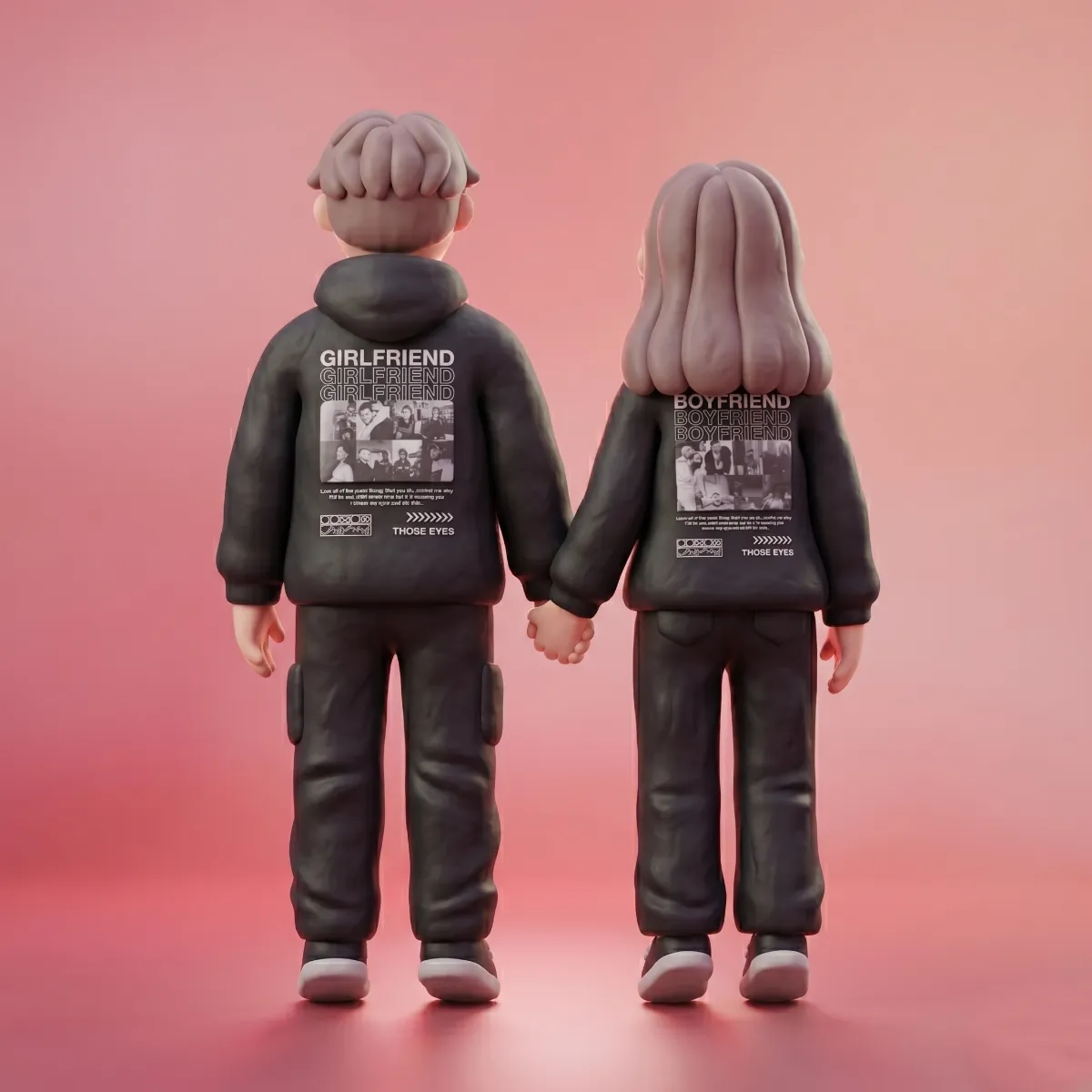 Couple Hoodies — Girlfriend & Boyfriend