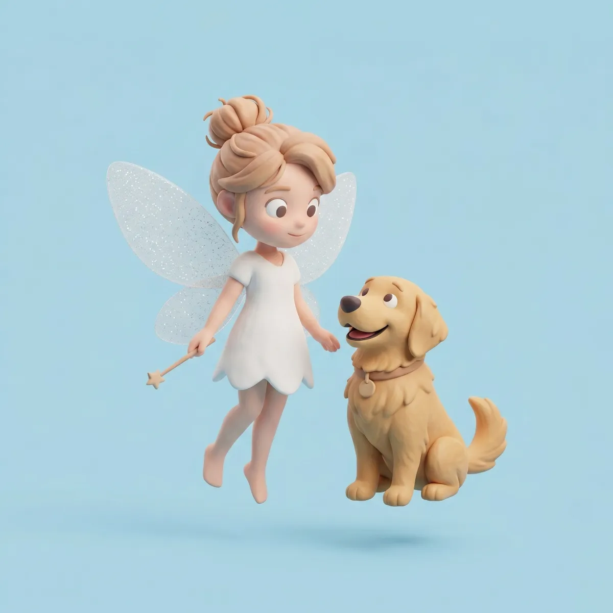 An open personalized fairy tale book, 'Garden' edition, starring a child in an enchanting adventure.