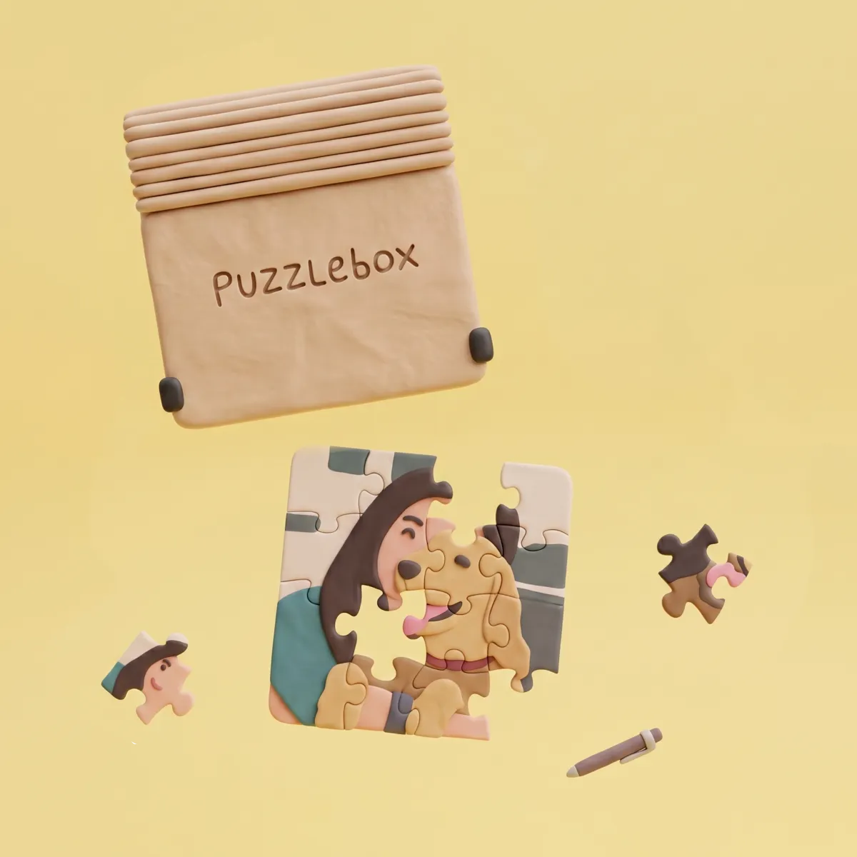 Puzle de madera con foto de 16 piezas