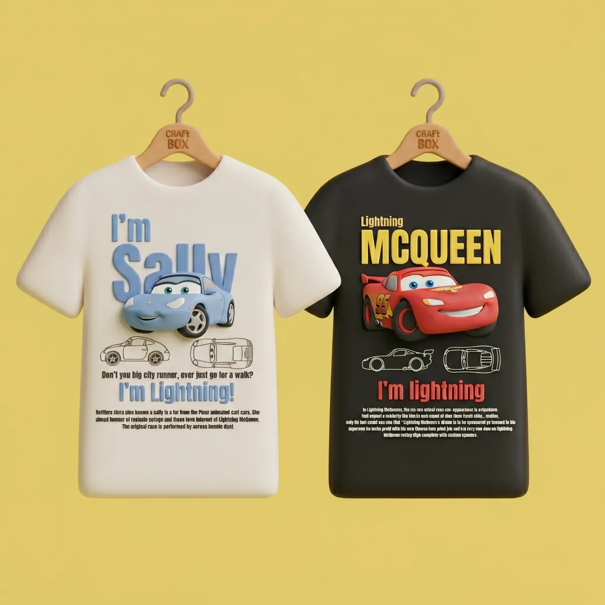 Camiseta Sally & McQueen